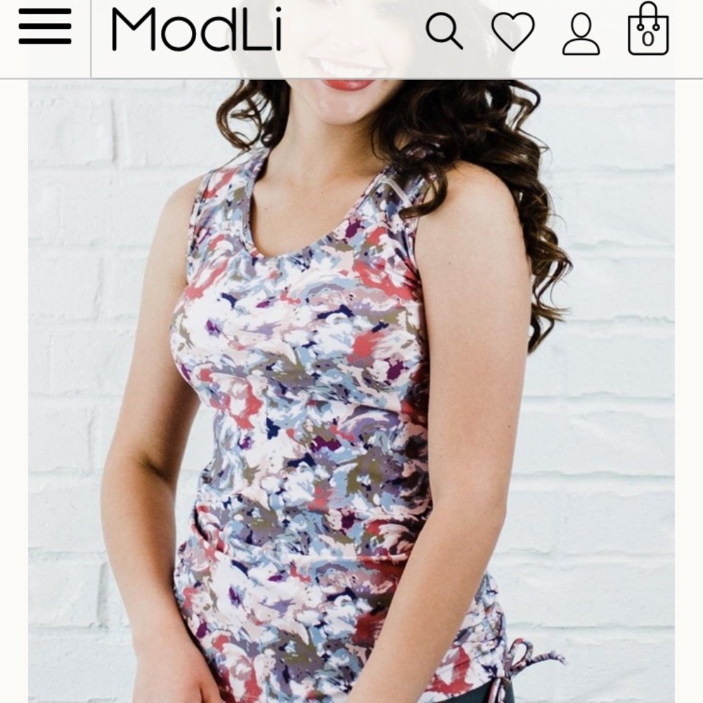 Modli Modest Swim Top (Closed Back Maya) NWT